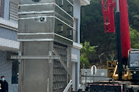 排水公司自主研發的內進流細格柵項目順利通過驗收